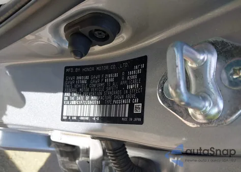 2018 Honda Civic Ex-L from USA, damaged, VIN JHMFC1F72JX043788
